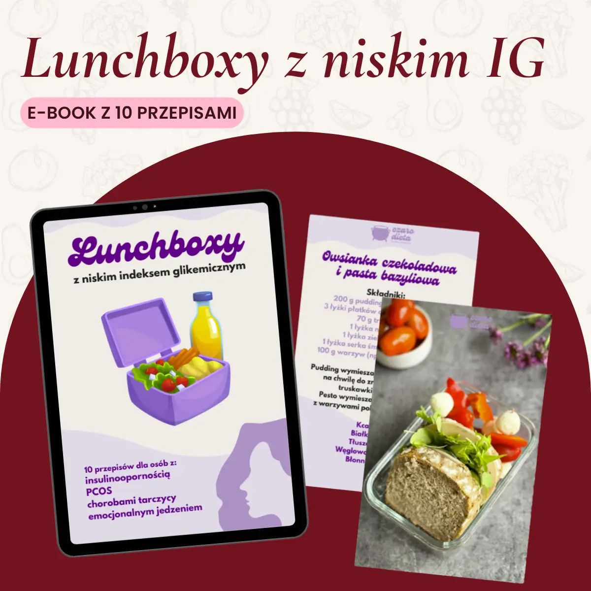 Lunchboxy z niskim indeksem glikemicznym – e-book z 10 przepisami