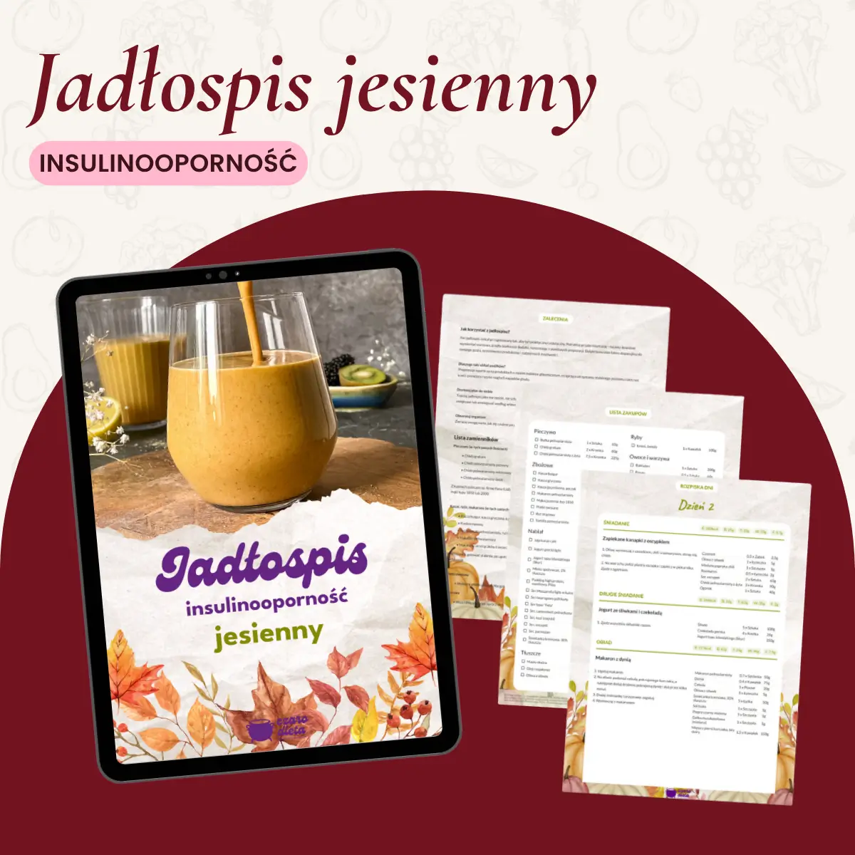 Jadłospis jesienny - insulinooporność